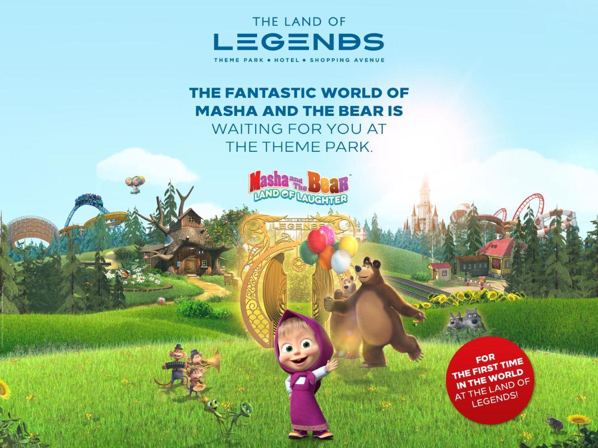 The Land Of Legends Kingdom Hotel - All-In Concept Belek Exterior foto Masha and the Bear at the Land of Legends Theme Park