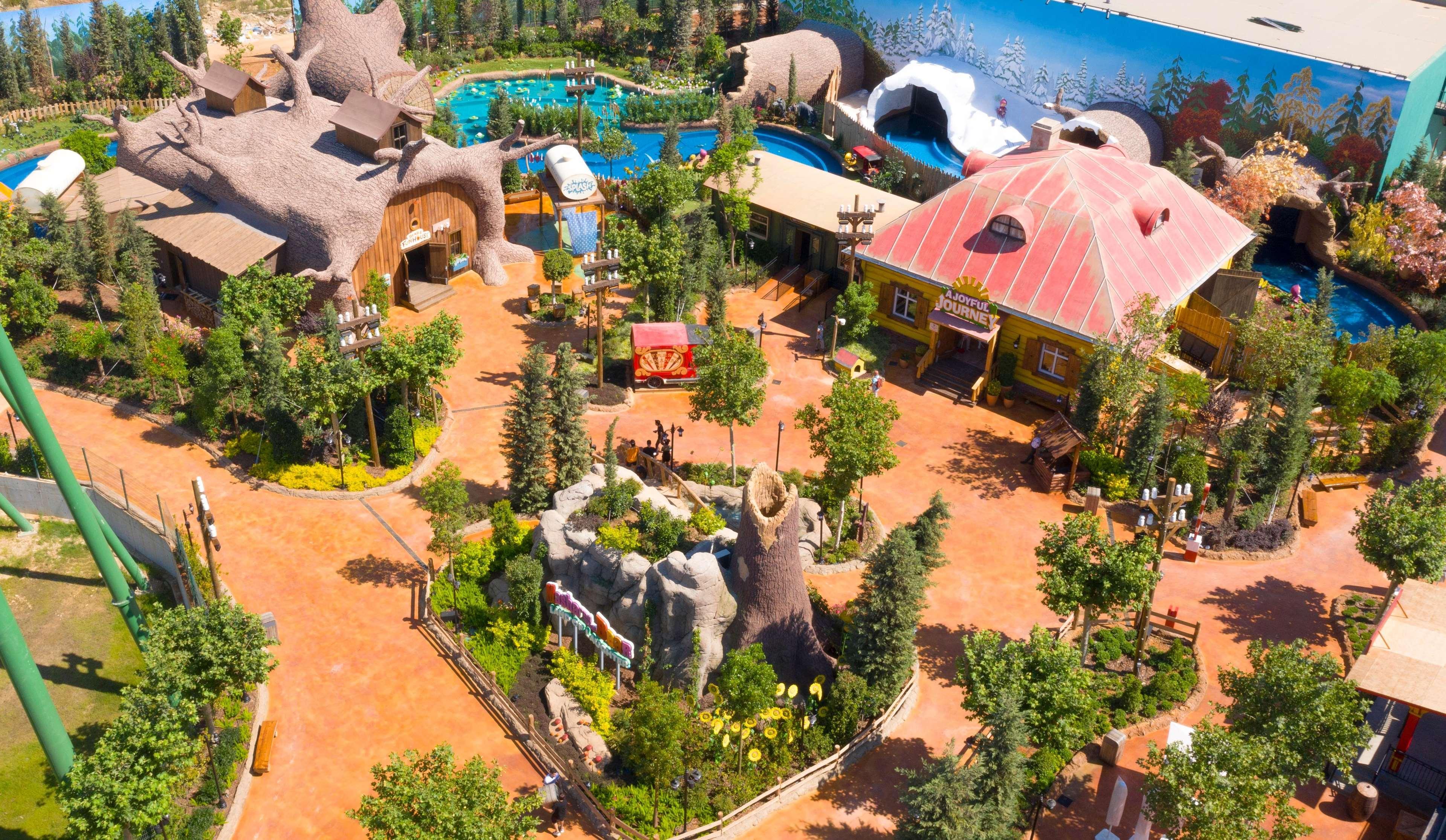 The Land Of Legends Kingdom Hotel - All-In Concept Belek Exterior foto Aerial view of the park